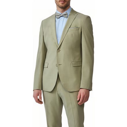 Slim fit colbert met schoudervullingen