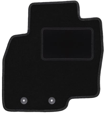 Bestuurdersmat zwart voor: Mitsubishi Grandis minivan (2004-2010)