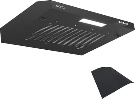 Afzuigkap 60 cm met LED-verlichting - Roestvrij staal - Stil en efficiënt met 3 ventilatorsnelheden