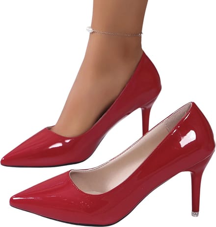 Nivard Hakken Dames Schoenen - Pumps - Schoenen - Rood - Maat 37