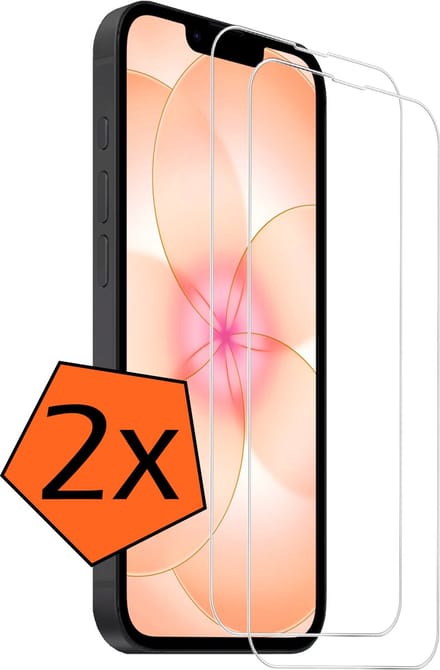 Screenprotector - 2 Stuks - Geschikt voor Apple iPhone 17e - Volledige Dekking - Gehard Glas - Beschermglas - Tempered Glass - Screen Protector