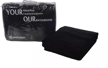 Bresser Achtergronddoek - Y-9 - 2.5x3m - Zwart