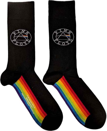 Pink Floyd - Spectrum Sole Enkelsokken - Zwart