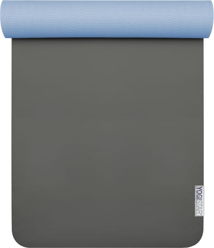 Yogistar Yogamat pro - Antraciet/Lichtblauw