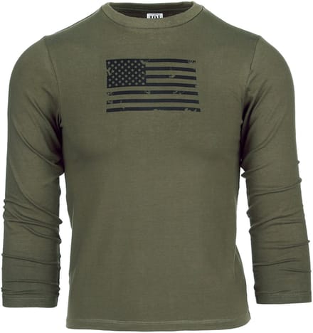 101 INC - Kids longsleeve USA (kleur: Groen / maat: 152)
