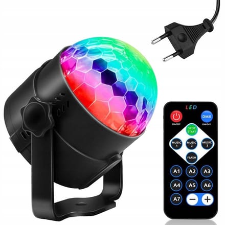 Hangzhou A Link Star Technology - Disco Projector LED - RGB - 7 Lichtprogramma's - Met Afstandsbediening
