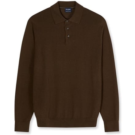 OLYMP Casual Breisel, Zwart-Bruin