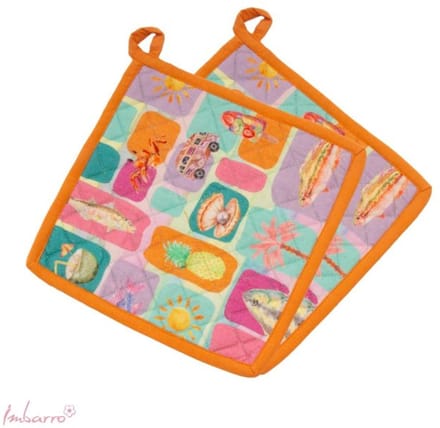 Imbarro set pannenlappen Summer Breeze