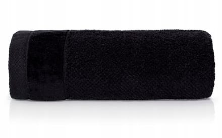 Vito Badhanddoek 70x140cm Zwart - 100% Katoen, Dik & Absorberend