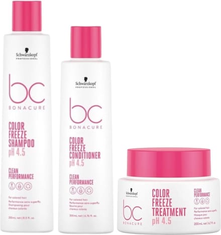 Schwarzkopf - Bonacure Clean Performance Color Freeze Care Set - 250+200ml+200ml