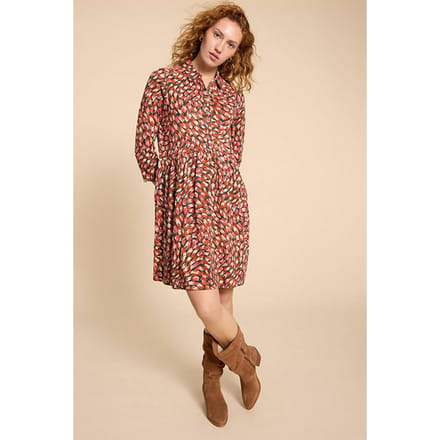 White Stuff Everly Jersey Shirt Dre Pink Printed Größe: 8 REGULAR | Blusenkleider Outlet | Damen | Rosa