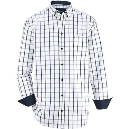 Babista herren Overhemd - 45/46 - groen - Plus Size