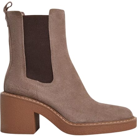 Pepe Jeans Nicole Chelsea Booties Met Hak Bruin EU 38 Vrouw