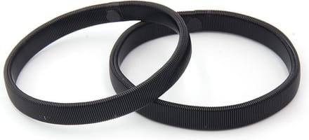 1 Paar mouwophouders sleeve holders zwart 20 cm metaal