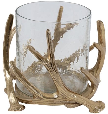 Countryfield Kandelaar Gewei M goud-L21B21H14CM