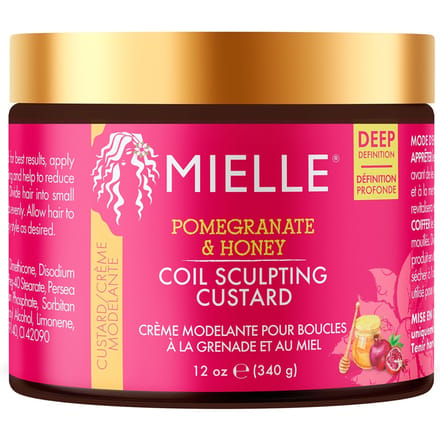 Mielle Organics Pomegranate & Honey Coil Sculpting Custard Hair Styling - 340g