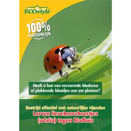 Ecostyle Larven Lieveheersbeestje Tegen Bladluis 5m²