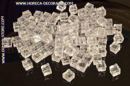 IJsblokjes, klein, 100 stuks - 10x10x10 mm - dummy