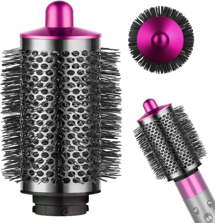 Ronde Volumeborstel Opzetstuk - Multistyler - Haarstyler föhn - Diffuser voor Krullen - Roze