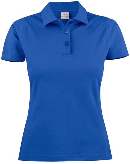 Printer Surf lady polo pique Blue XXL