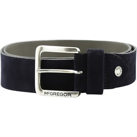 McGregor Suede Belt Navy Maat: 105 | Riemen Outlet | Heren | Blauw