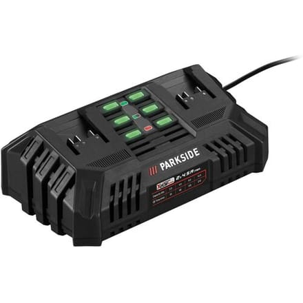 PARKSIDE Dubbele snellader 20 V - 4,5 A