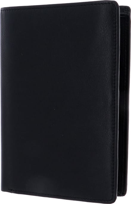 PICARD Leren Portemonnee Eurojet Scheintasche Black Zwart