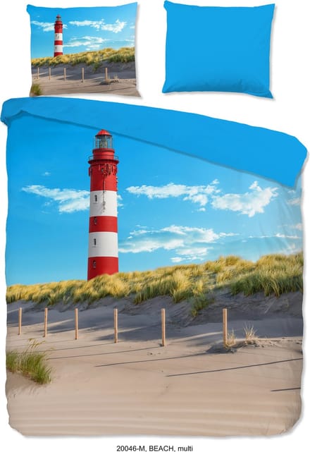 Pure Dekbedovertrek "vuurtoren" - Multi - (240x200/220 cm) - Microfiber