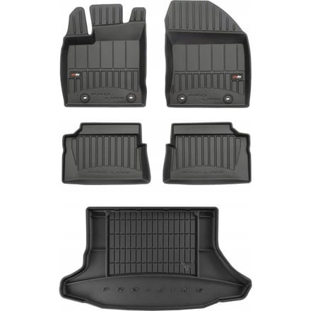FROGUM Proline – Automatten & Kofferbakmat Set – Perfecte Pasvorm – Geurloos TPE – Slijtvast