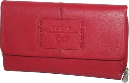 BURKELY Overslagportemonnee - Portemonnee - Soft Rood