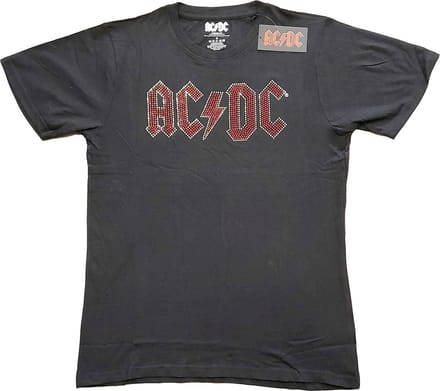 AC/DC - Full Colour Logo Dames Tshirt - L - Zwart