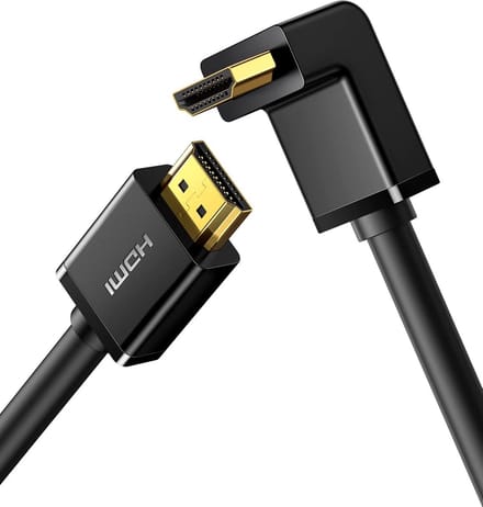 CoverMore HDMI Kabel - Haakse Ontwerp - 1.5 Meter - 4K Ultra HD - eARC - High-Speed HDMI