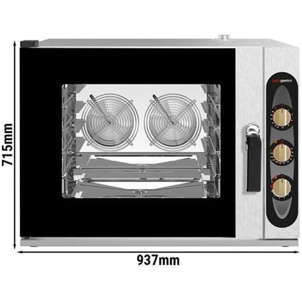 GGM Gastro Elektrisch-Combisteamer - Handmatig - 5x GN 1/1 zilver