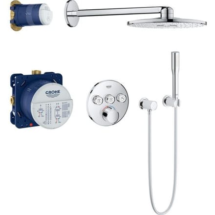GROHE Grohtherm SmartControl doucheset - Inbouw regendouche - ÃƒÂ¸ 31 cm - Met mengkraan - 34709000