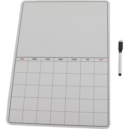 Whiteboard Maandplanner Koelkast Magnetisch Memobord Koelkastmagneet Kalender gray