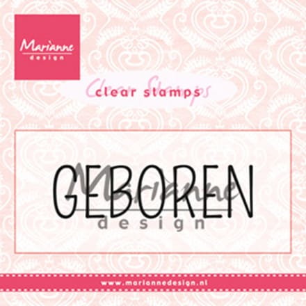 Marianne Design Stempel Geboren (Nederlands) CS0959
