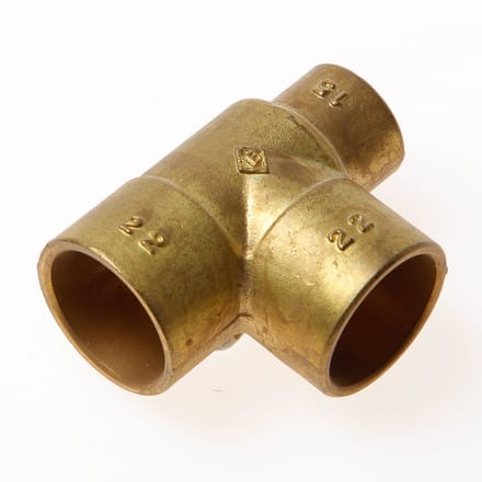 DPS Verloop t-stuk 22 x 22 x 15mm