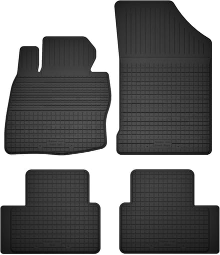 Wielganizator BasicProtect Serie - Universele Rubbermatten voor Auto - Kia eNiro / Niro EV 2016- - Antislip - Gemakkelijk te Reinigen