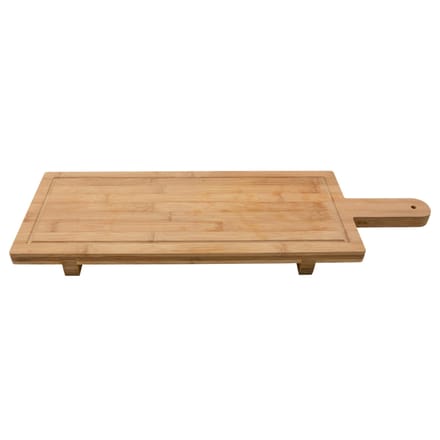 Svenska Living serveerplank bamboe XXL 88x26x5 cm bruin keuken.