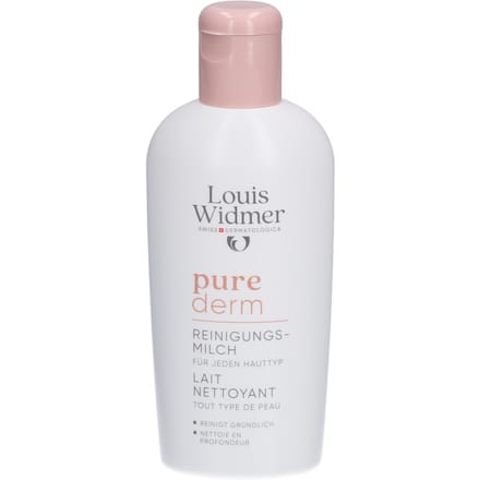 Louis Widmer Purederm Reinigingsmelk Zonder Parfum 200 Melk