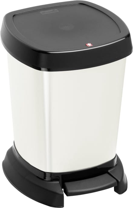 Rotho Paso pedaalemmer - prullenbak 6L -BPA vrij - zilvermetallic
