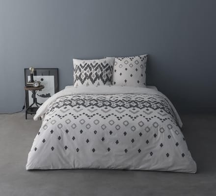 Luxe Katoen Percale Dekbedovertrek Lits-Jumeaux 240 x 220cm Henri