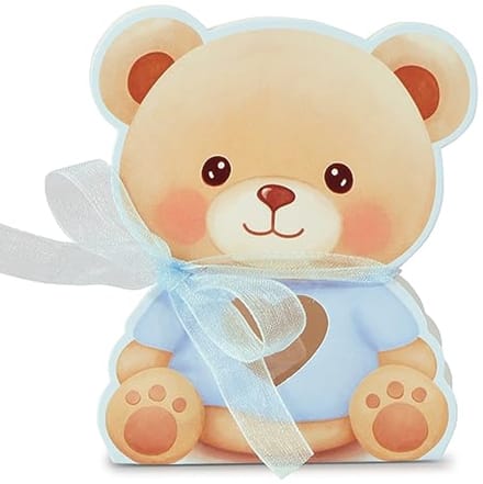 Pack van 50 schattige cadeauboxen voor babyborrels, doopfeesten en bruiloften