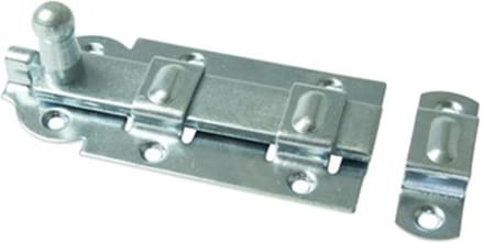 WAELBERS rolschuif | vlak | RVS | 120 mm | inclusief sluitplaat