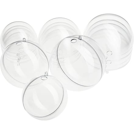 VBS Acryl bal met gat "Assorti", set van 9