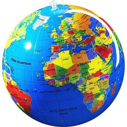 Educatieve Spellen Ballon Wereldkaart Caly