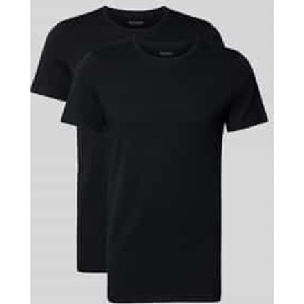 T-shirt van katoen in een set van 2