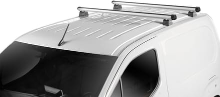 Dakdragers geschikt voor Citroën Jumpy III 2016-heden Green Valley Pro-Plus aluminium - 2 dragers
