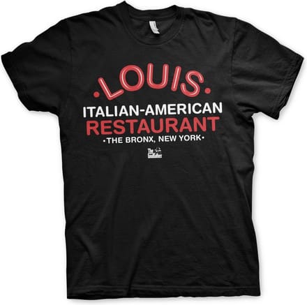 The Godfather Louis Restaurant T-shirt zwart