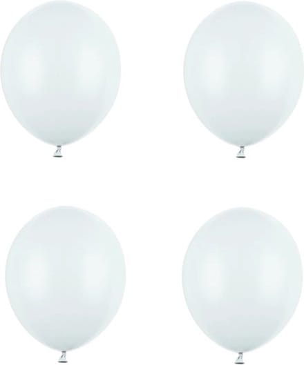 Partydeco - Ballonnen latex - Misty Blue 27 cm (100 stuks)